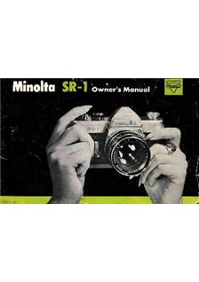 Minolta SR 1 manual. Camera Instructions.